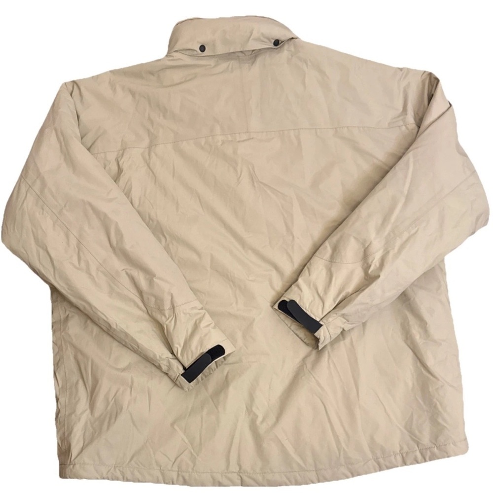 Lands End AquaCheck Insulated Jacket Tan Waterproof Coat XXL 50-52 NWOT - Picture 8 of 11
